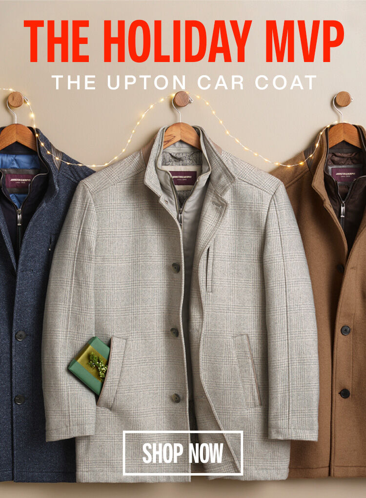 Johnston & Murphy Holiday Favorites | Upton Car Coat